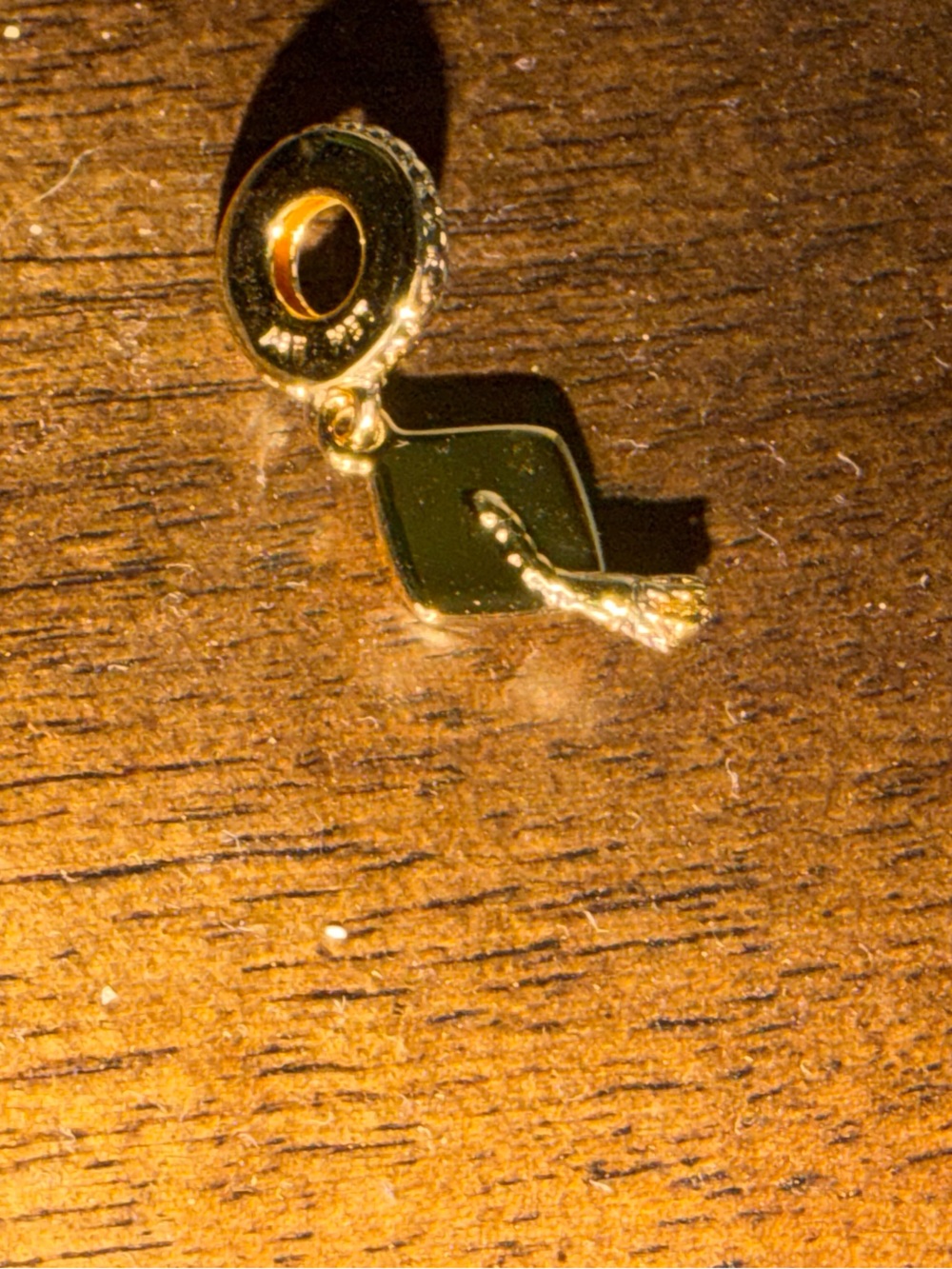 Pandora Gold Graduation Cap Dangle Charm - Picture 3 of 3